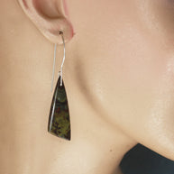 Dragon's Blood Jasper 2 Wedge Earrings