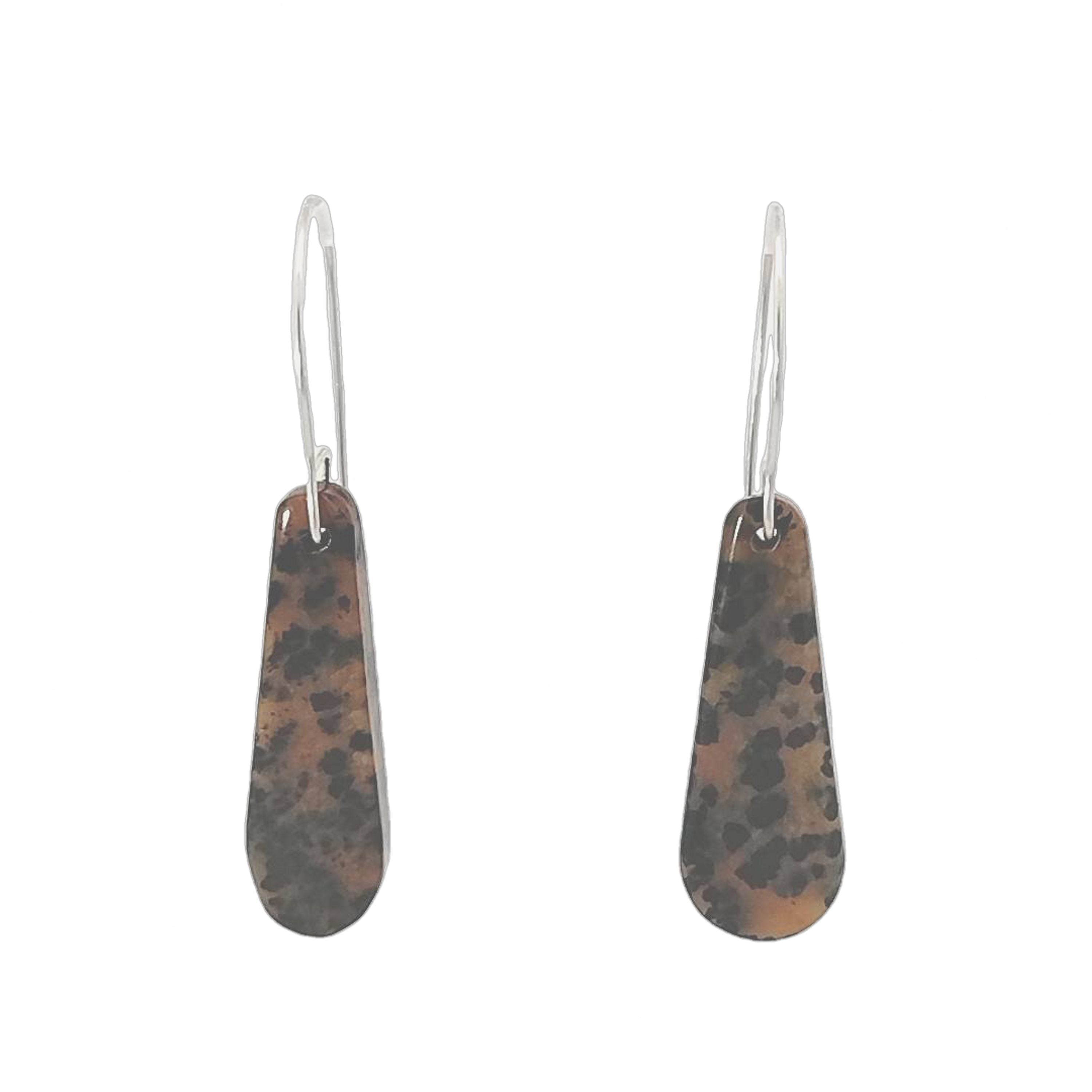 Cheetah Jasper Drop Earrings