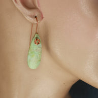 Chrysoprase Drop Earrings