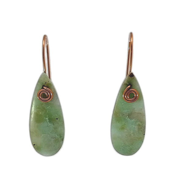 Chrysoprase Drop Earrings