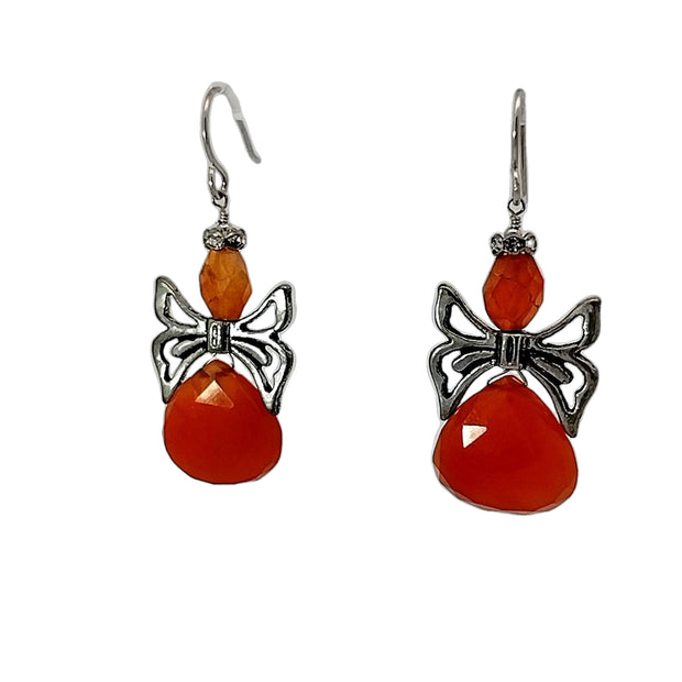 Carnelian Angels Earrings