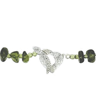 Pele's Tears Peridot Nugget Necklace