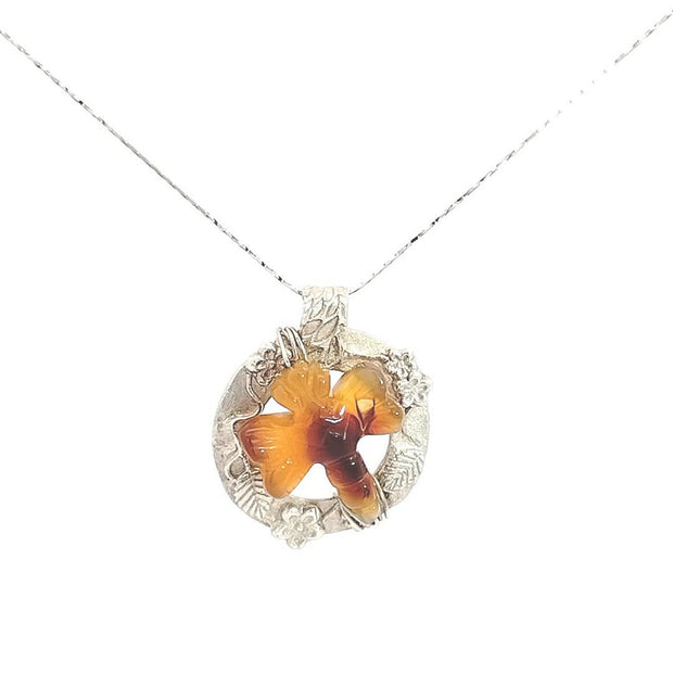 FS Carnelian Dragonfly Pendant