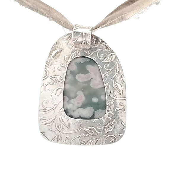 SS Pink Cherry Blossom Pendant