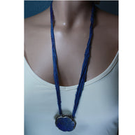 FS Lapis Lazuli Flower Pendant