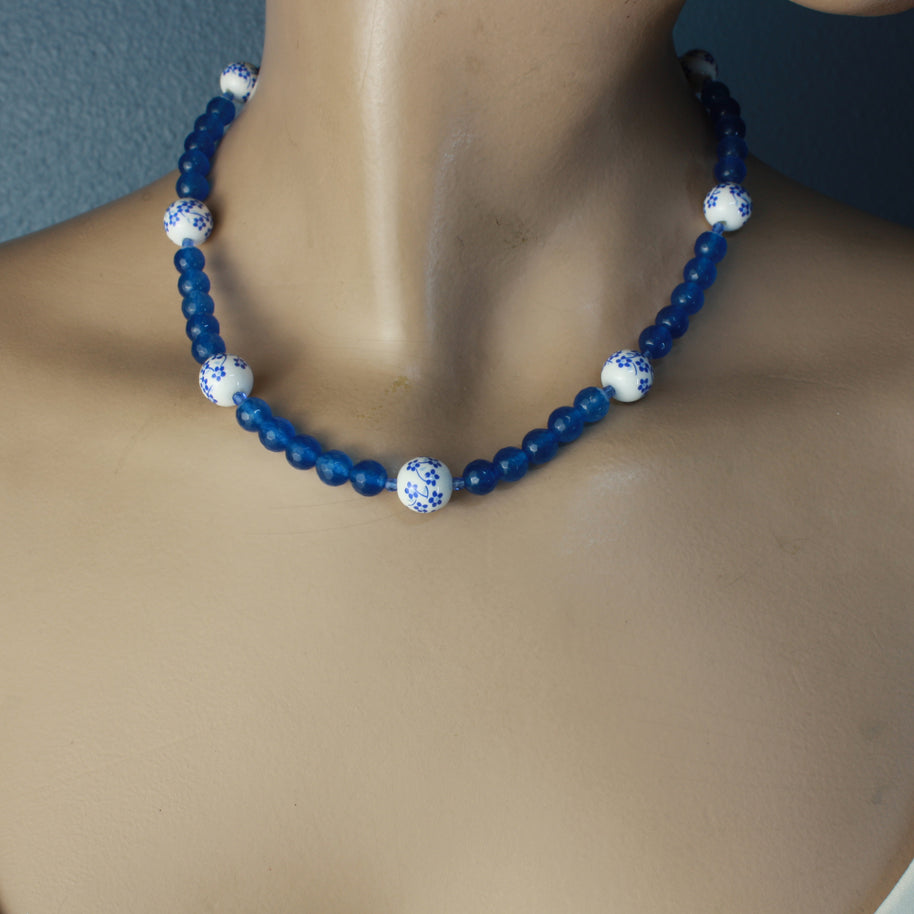 Blissful Blue Chrysoprase Necklace