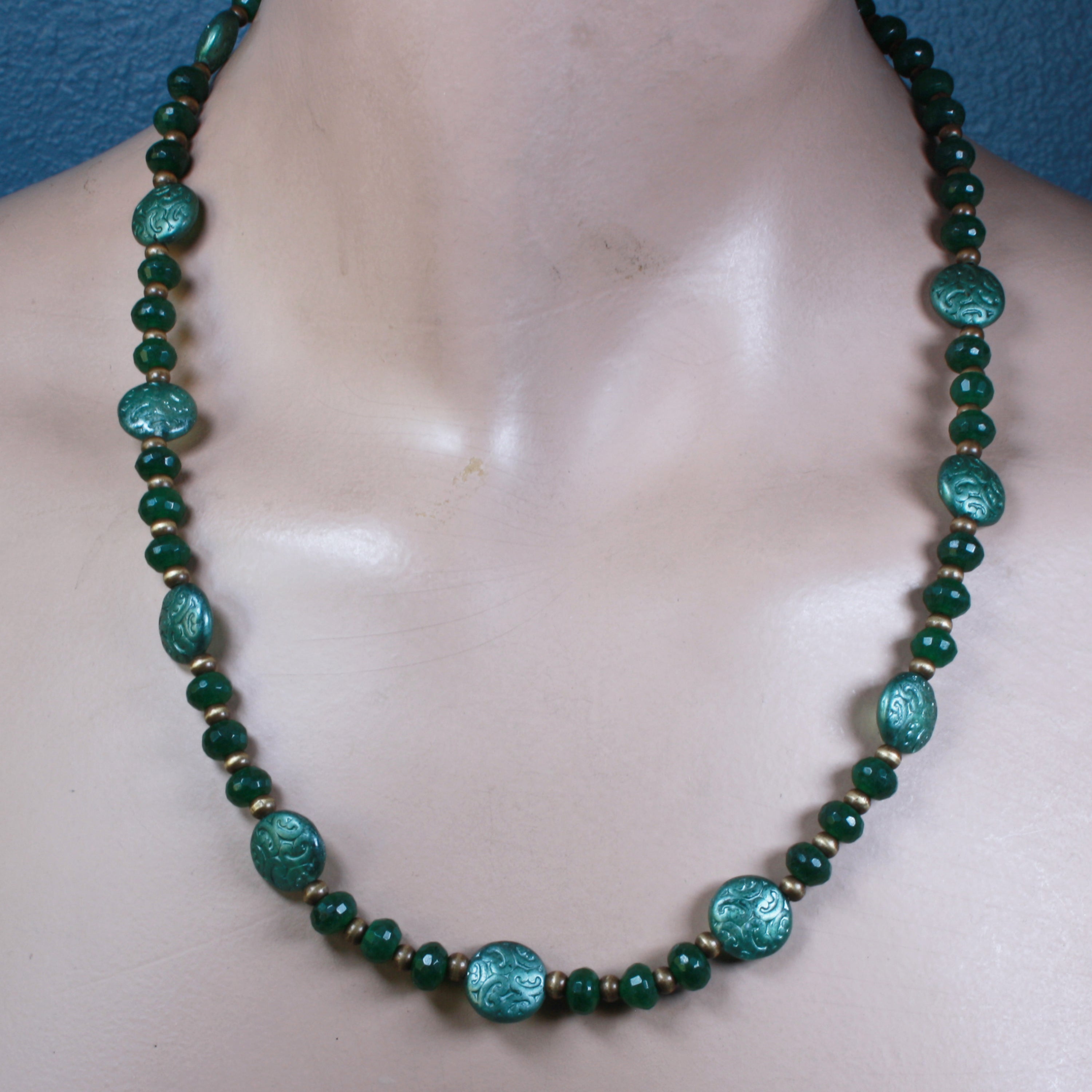 Lush Luxury Chrysoprase Necklace