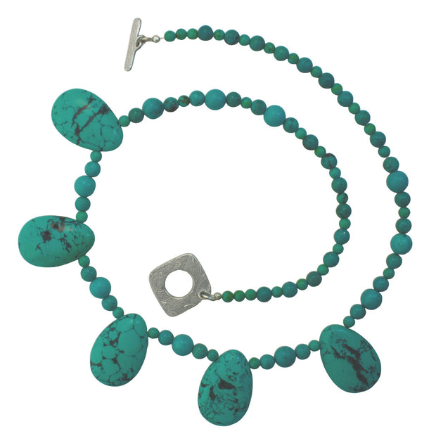 Turquoise Quintet Necklace
