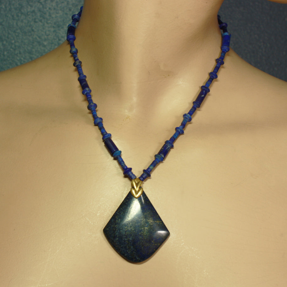 Lapis Lazuli Pendant and Necklace