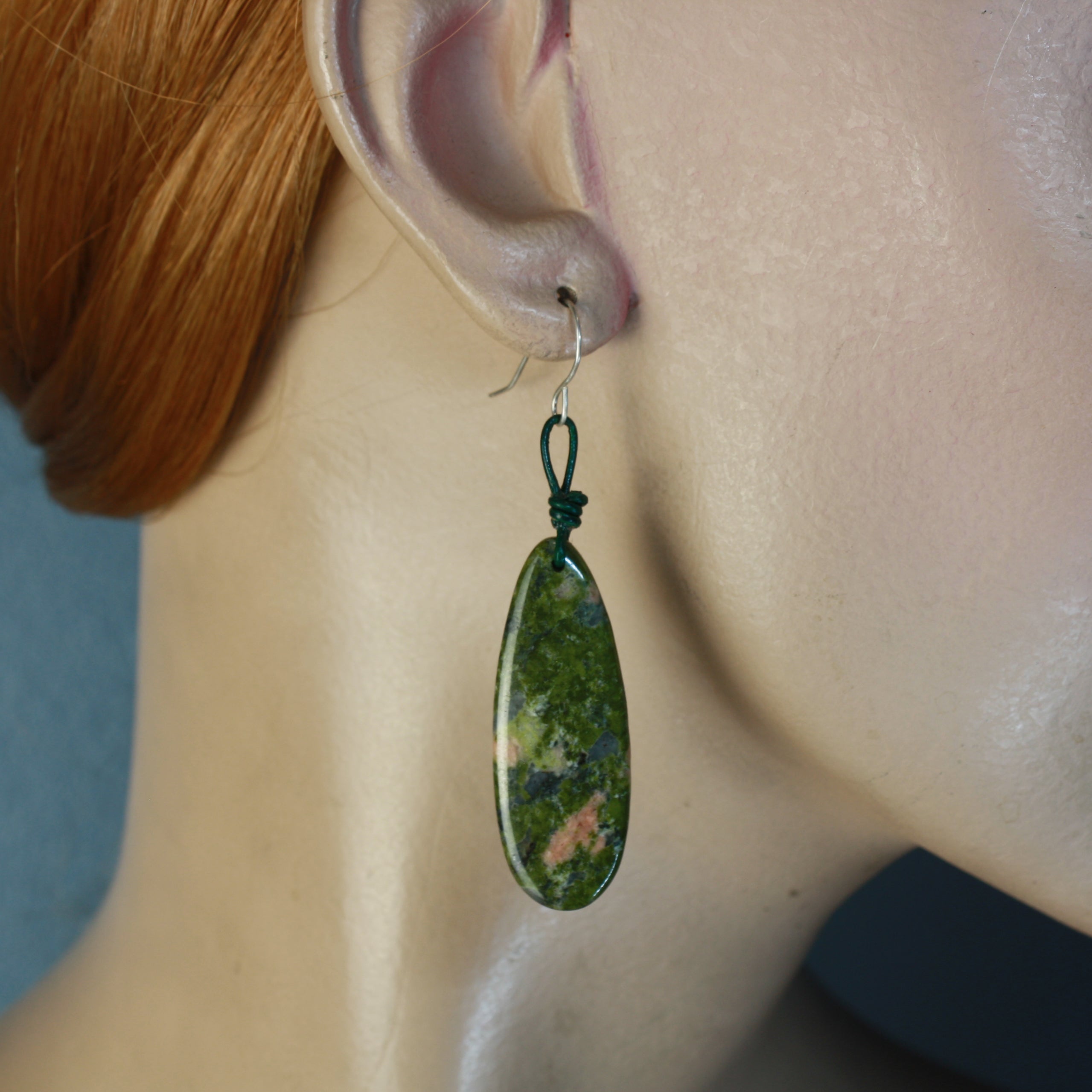 Unakite Drop Earrings