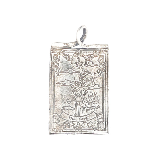 FS Tarot Card 00 The Fool Pendant (Made to order)
