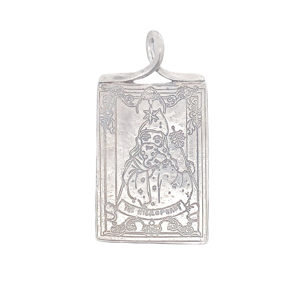 FS Tarot Card 05 The Hierophant Pendant (Made to order)