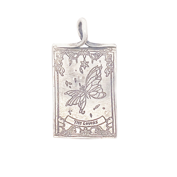 FS Tarot Card 06 The Lovers Pendant (Made to order)