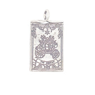 FS Tarot Card 07 The Chariot Pendant (Made to order)