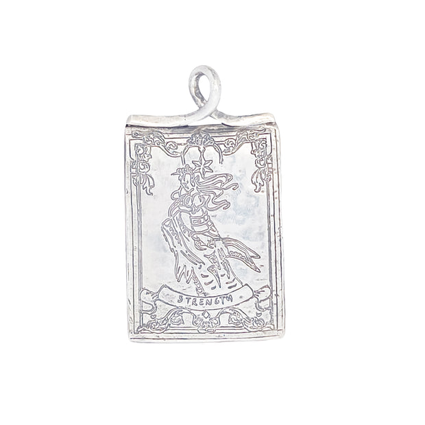 FS Tarot Card 08 Strength Pendant (Made to order)
