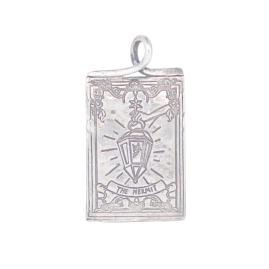 FS Tarot Card 09 The Hermit Pendant (Made to order)