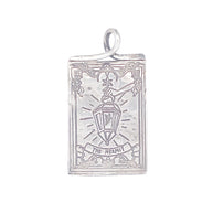 FS Tarot Card 09 The Hermit Pendant (Made to order)
