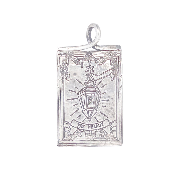 FS Tarot Card 09 The Hermit Pendant (Made to order)