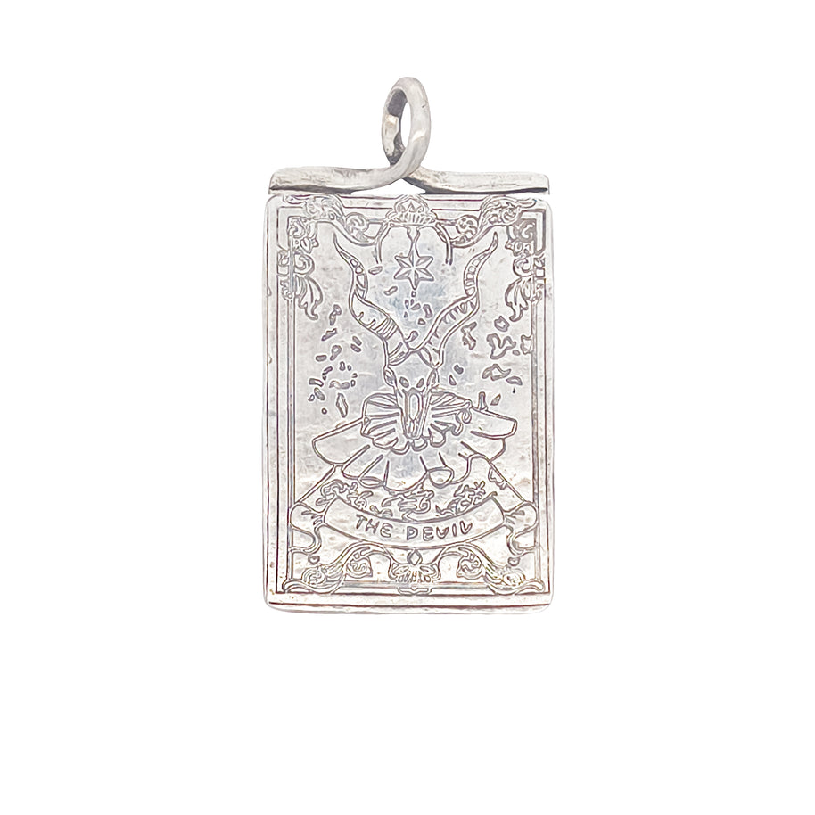 FS Tarot Card 15 The Devil Pendant (Made to order)