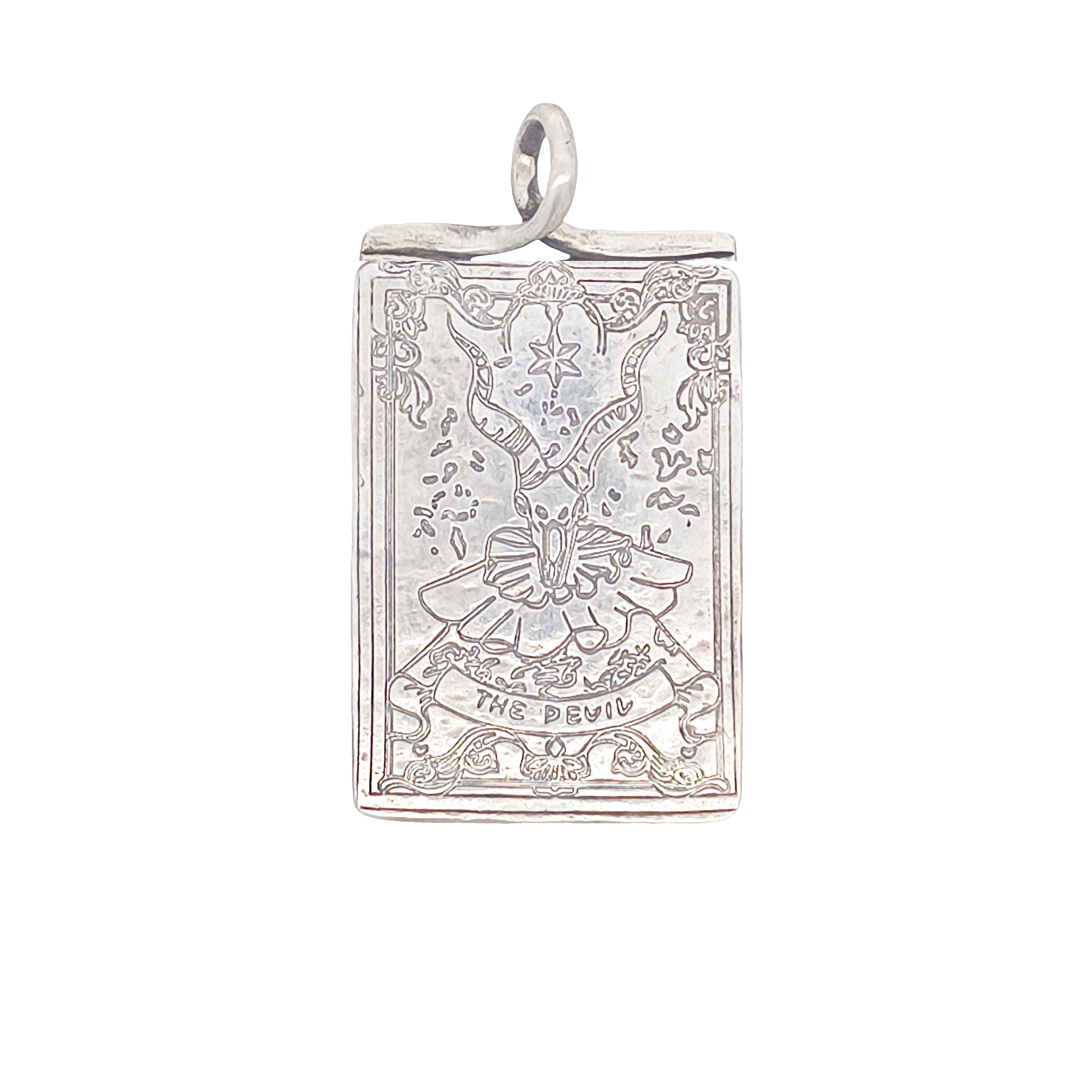 FS Tarot Card 15 The Devil Pendant (Made to order)