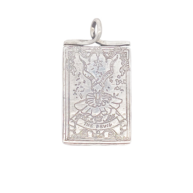 FS Tarot Card 15 The Devil Pendant (Made to order)