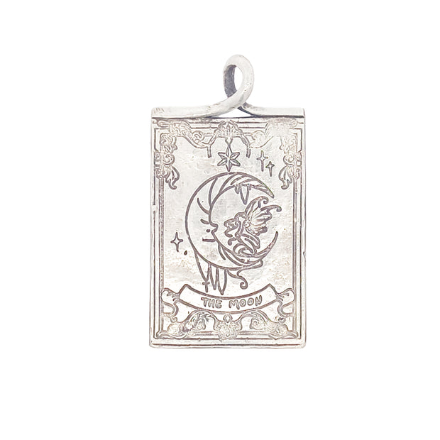 FS Tarot Card 18 The Moon Pendant (Made to order)