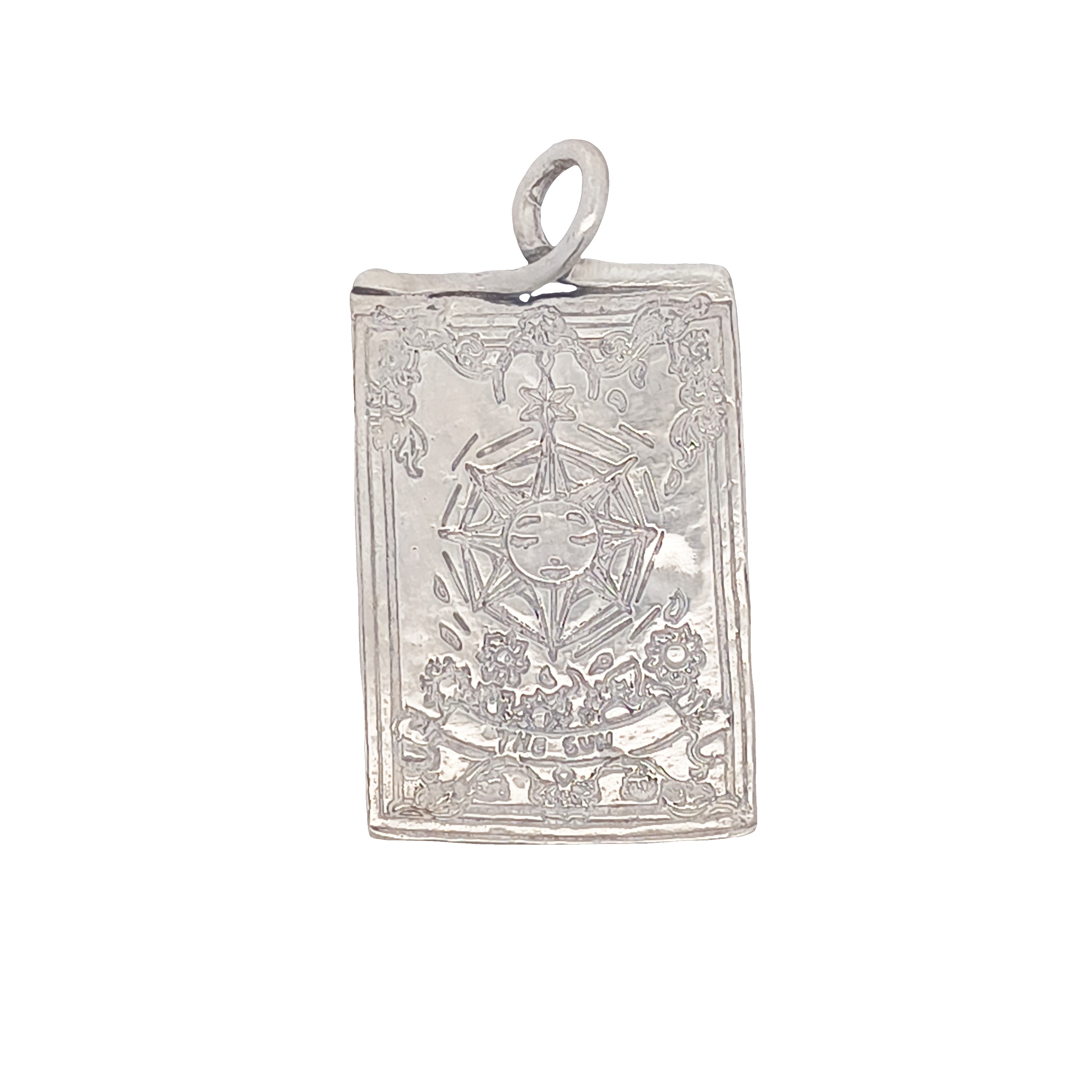 FS Tarot Card 19 The Sun Pendant (Made to order)