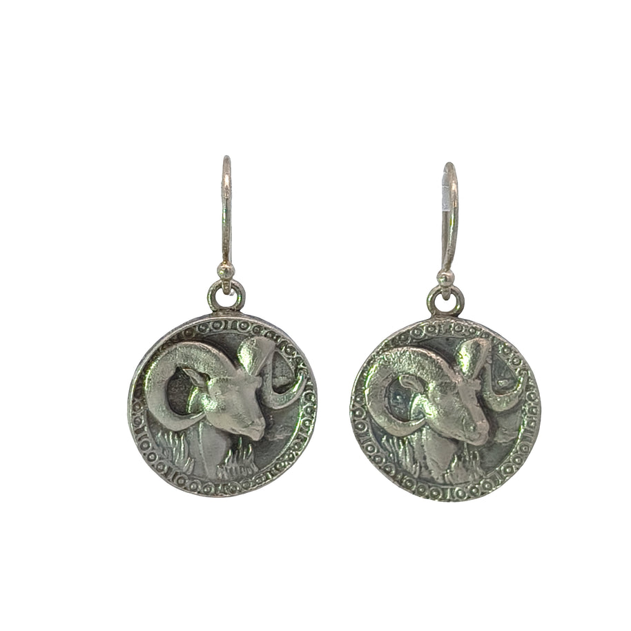 FS Zodiac Sign Aries Dangle Earrings (Made to order)