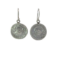 FS Zodiac Sign Cancer Dangle Earrings (Made to order)