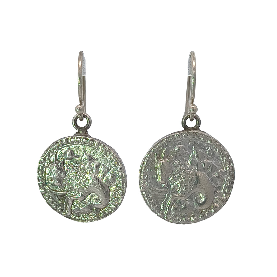 FS Zodiac Sign Capricorn Dangle Earrings (Made to order)