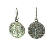 FS Zodiac Sign Libra Dangle Earrings (Made to order)