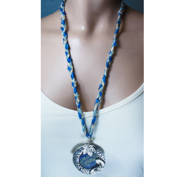 FS Sodalite Bird at the Lake Pendant