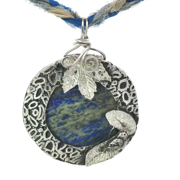 FS Sodalite Bird at the Lake Pendant