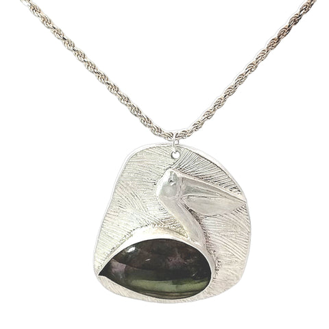FS Labradorite Pelican Pendant