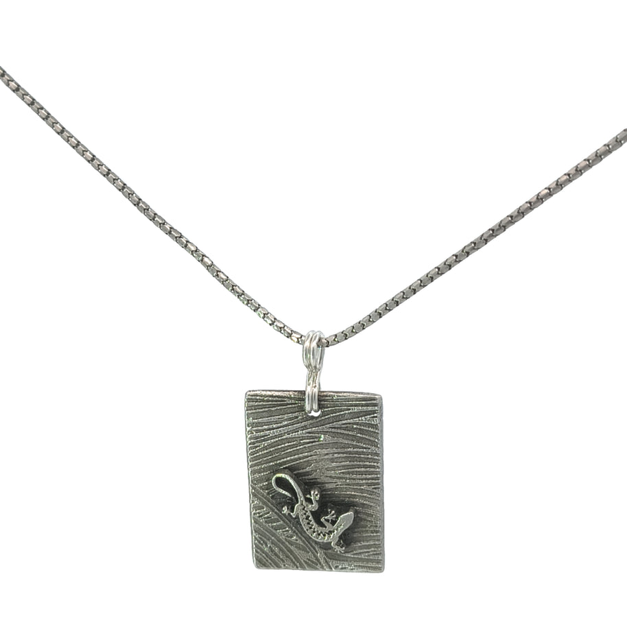 FS Lizard in the Grass Pendant