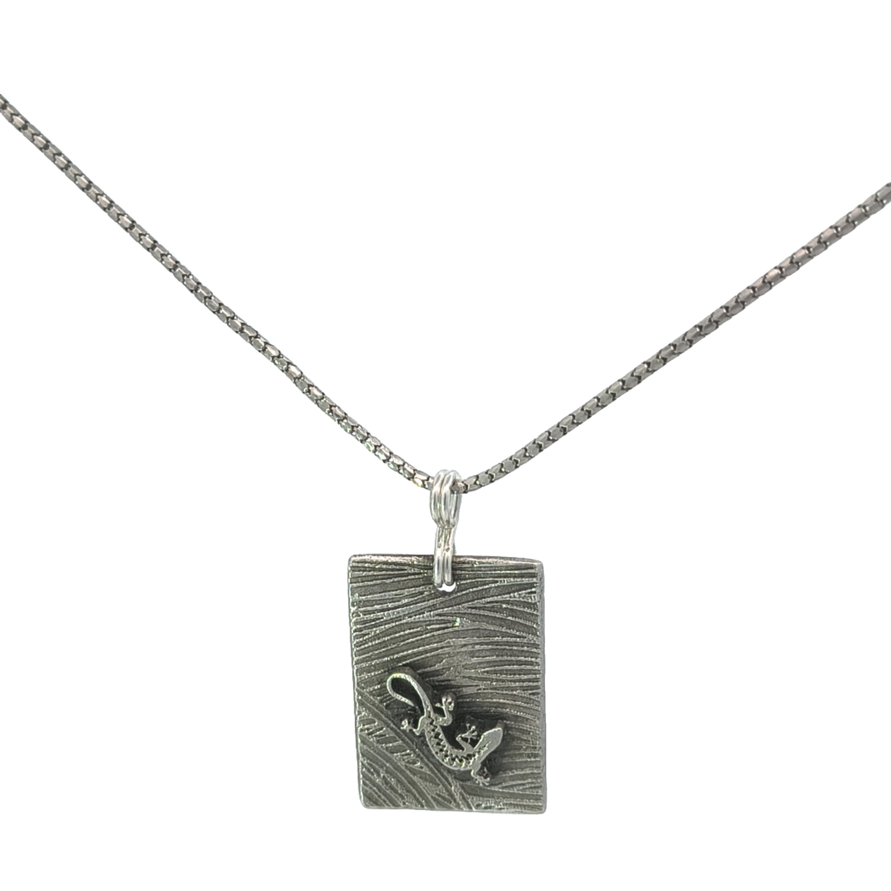 FS Lizard in the Grass Pendant