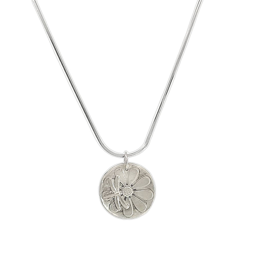 FS Dragonfly on Flower with Rose on Reverse side Pendant