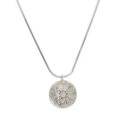 FS Dragonfly on Flower with Rose on Reverse side Pendant