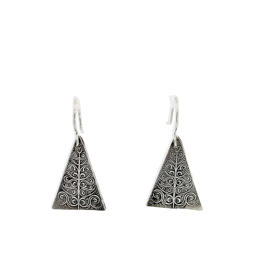 FS Tree Triangle Earrings