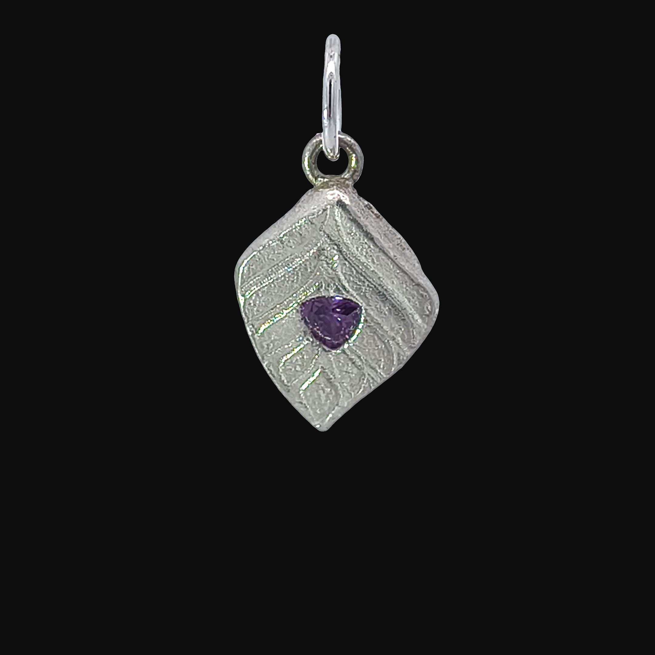 FS Purple Leaf Charm