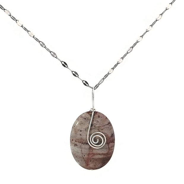 Purple Sugar Hills Jasper Pendant