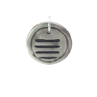 FS  Aquarius - Air - Zodiac 2-sided Charm (Made to order)