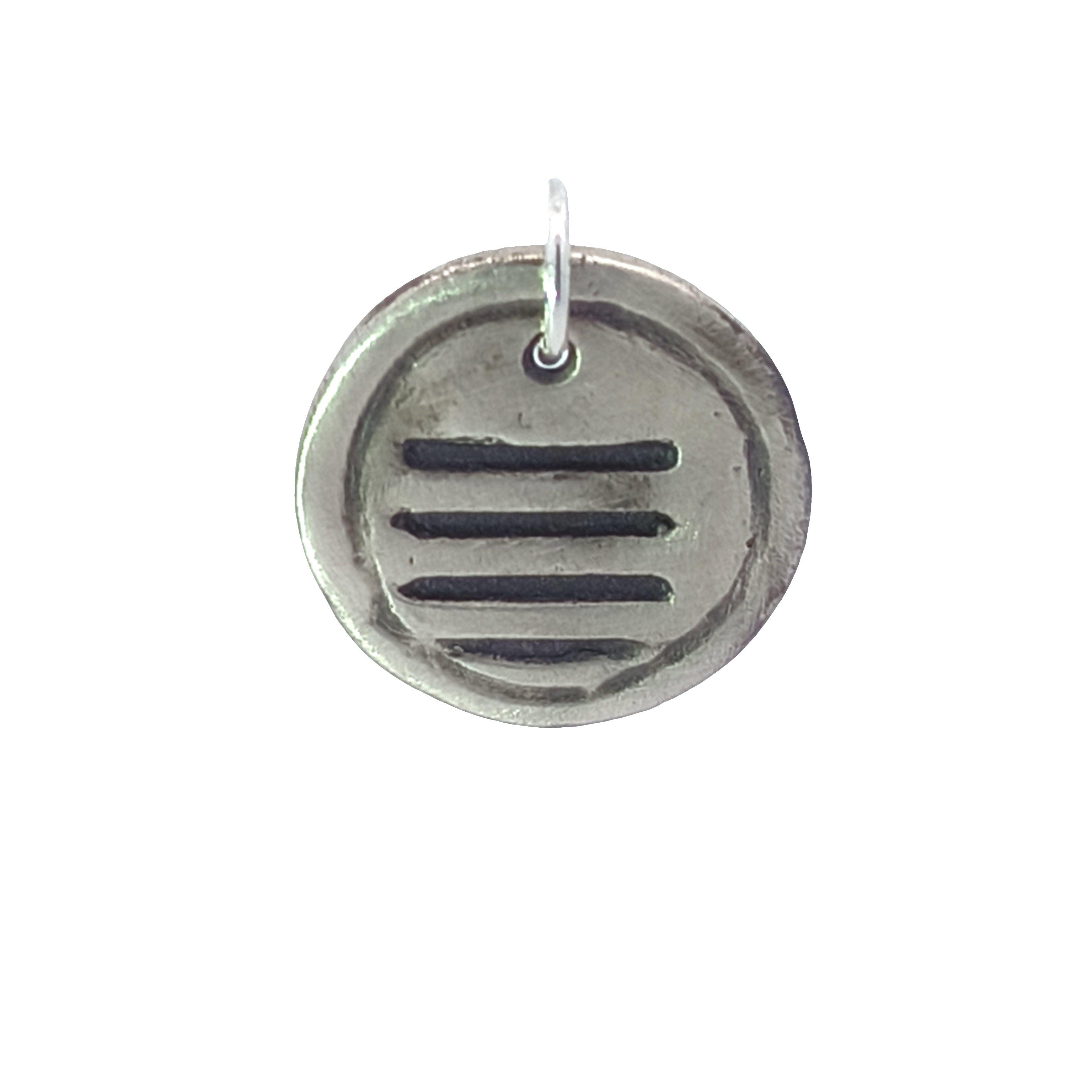 FS  Aquarius - Air - Zodiac 2-sided Charm (Made to order)