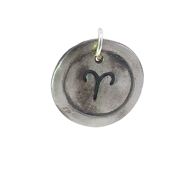 FS Aries - Fire - Zodiac 2-sided Charm (Made to order)