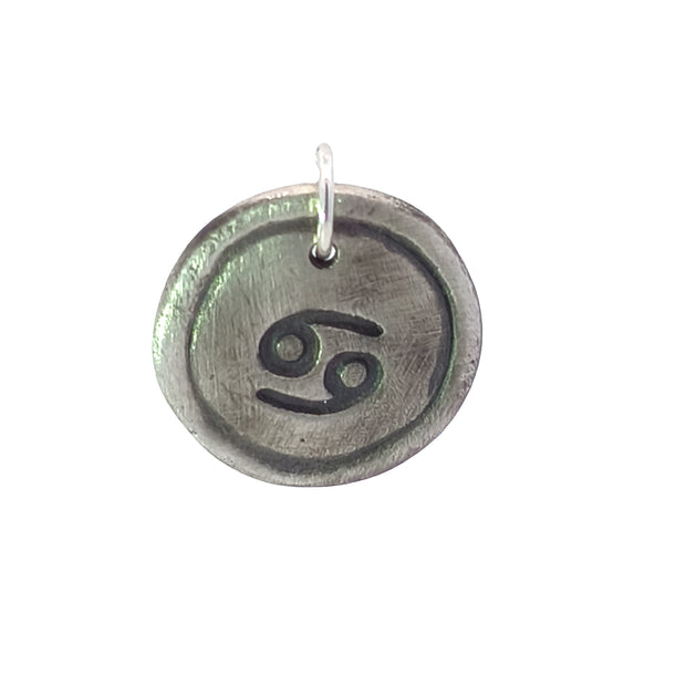 FS Cancer - Water-  Zodiac 2-sided Charm (Made to order)
