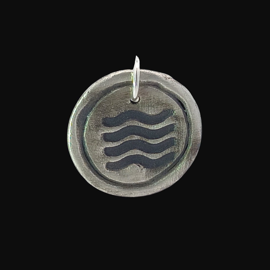 FS Water Element - Zodiac 2-sided Charm (Made to order)