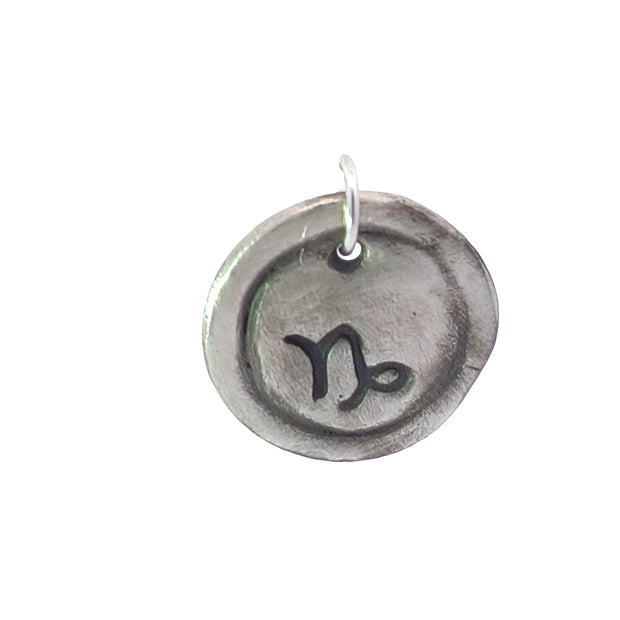 FS Capricorn - Earth-  Zodiac 2-sided Charm (Made to order)