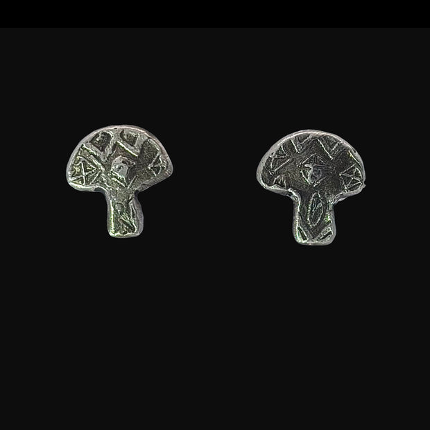 FS Tiny Mushroom Stud Earrings