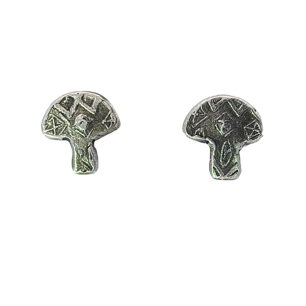 FS Tiny Mushroom Stud Earrings