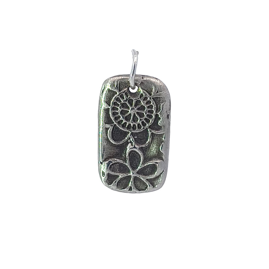 FS Tiny Floral Tag Charm